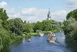Havel und Stadtblick bei Pichelswerder